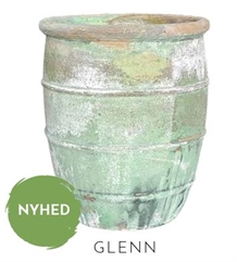 Glenn - Antik stentøjskrukke i Retro Green